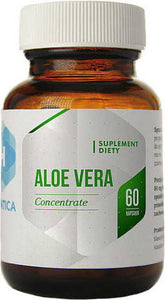 Jus lyophilisé de chair de feuilles d'aloès concentré d'aloe vera 125mg 60 gélules HEPATICA